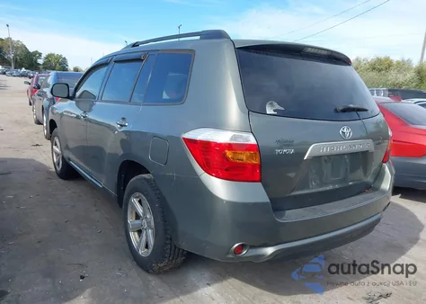 2009 Toyota Highlander z USA, uszkodzony, nr VIN JTEDA41A492003901